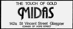 Midas St Vincent Street advert 1979